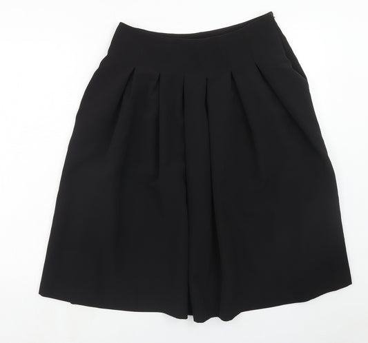 FOREVER 21 Womens Black Polyester Tulip Skirt Size M Zip