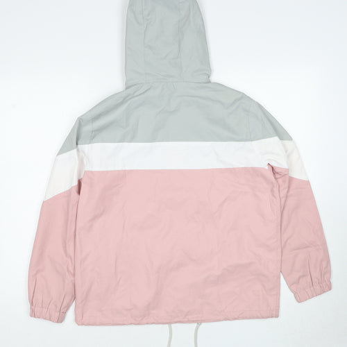 New Look Girls Pink Jacket Size S Zip