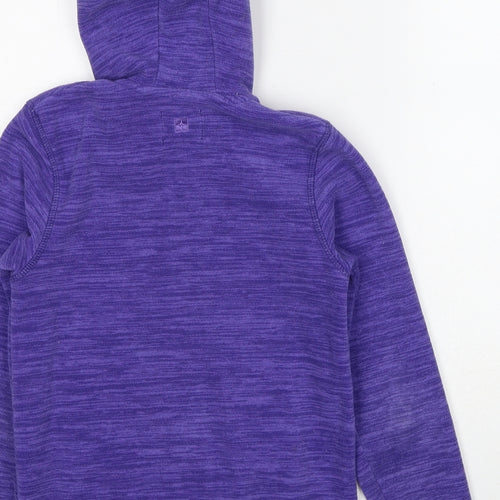 Mountain Warehouse Girls Purple Geometric Jacket Size 9-10 Years Zip