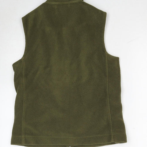Alice Collins Womens Green Gilet Jacket Size 12 Zip