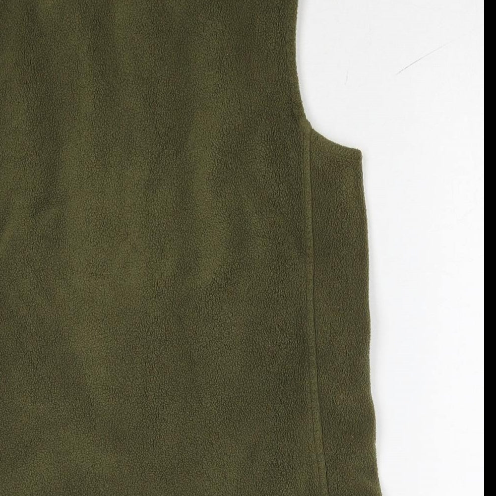 Alice Collins Womens Green Gilet Jacket Size 12 Zip
