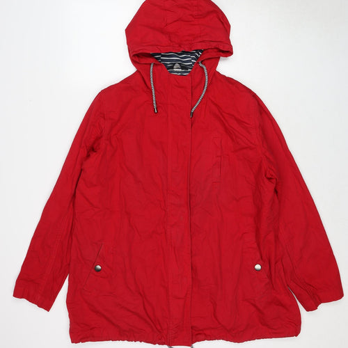 Yours Womens Red Jacket Size 18 Zip