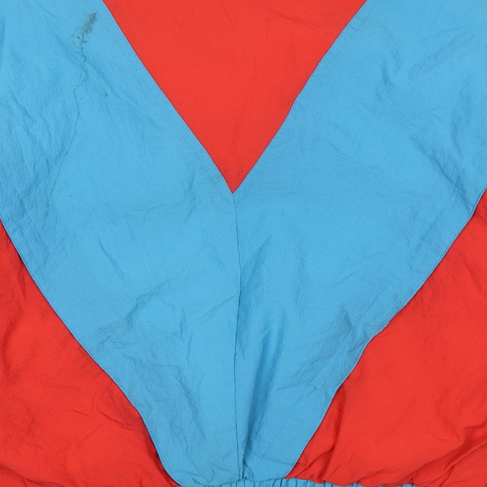 Rodeo Womens Blue Ski Jacket Jacket Size S Zip - Colourblock