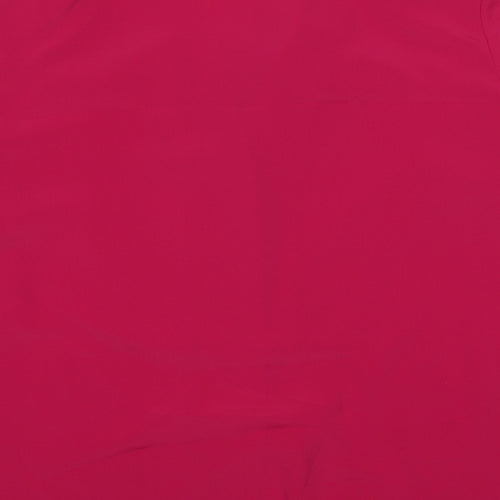 Alexon Womens Pink Polyacrylate Fibre Basic Button-Up Size 14 Collared
