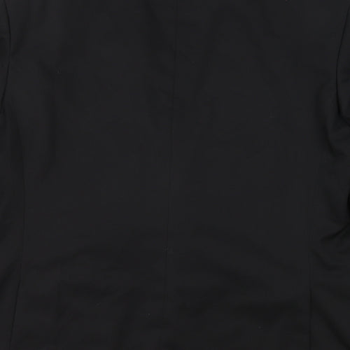 Skopes Mens Black Polyester Jacket Suit Jacket Size 42 Regular