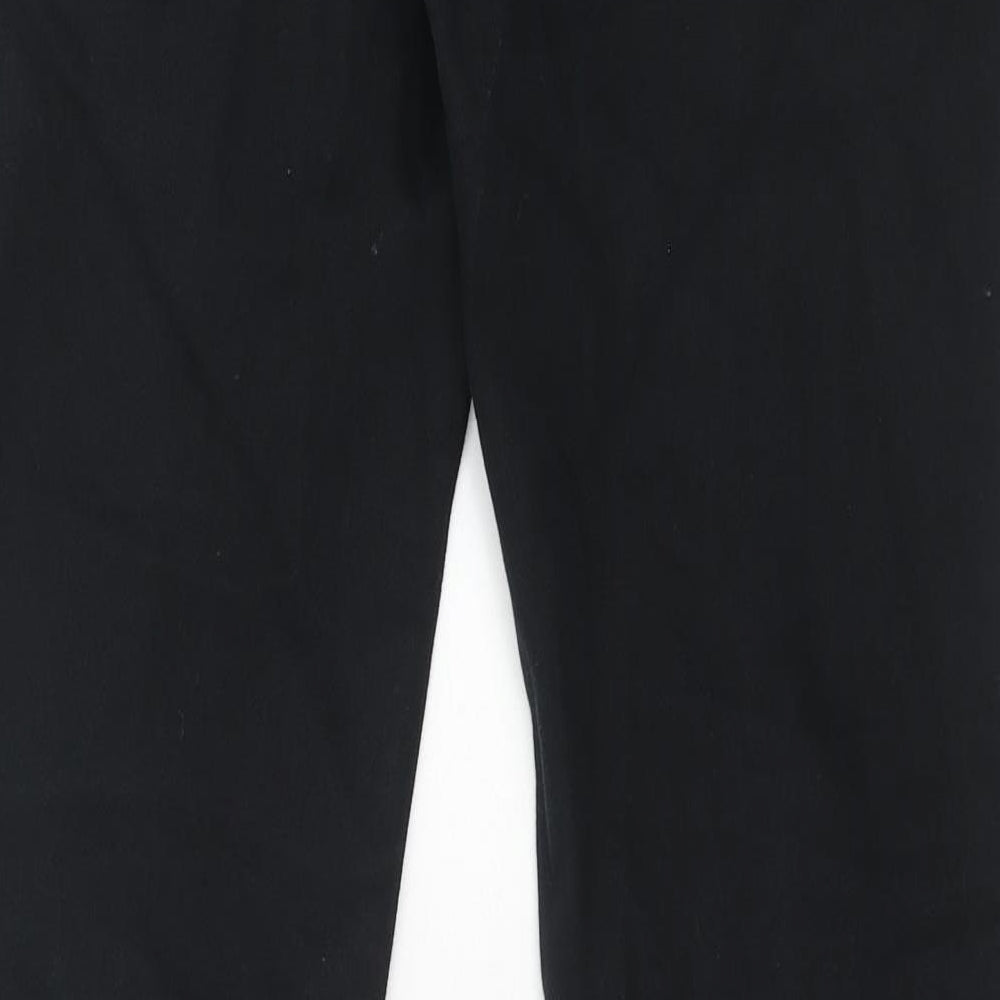 13000 Mens Black Cotton Skinny Jeans Size 32 in L34 in Regular Zip