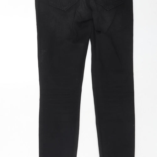 Hollister Mens Black Cotton Skinny Jeans Size 28 in L30 in Regular Zip