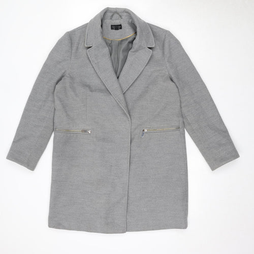 Topshop Womens Grey Jacket Size 12