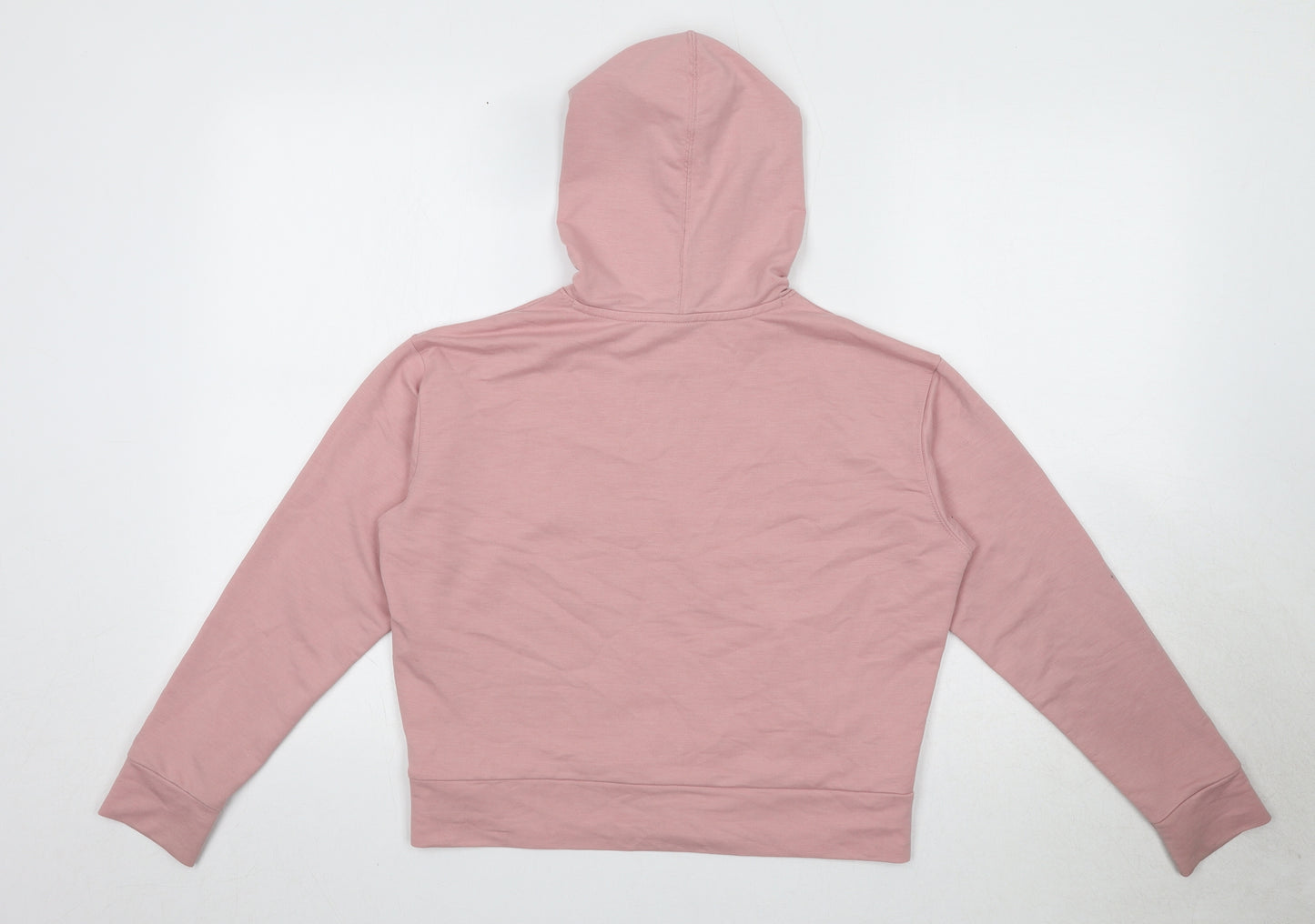 PUMA Girls Pink Polyester Pullover Hoodie Size 11-12 Years Pullover