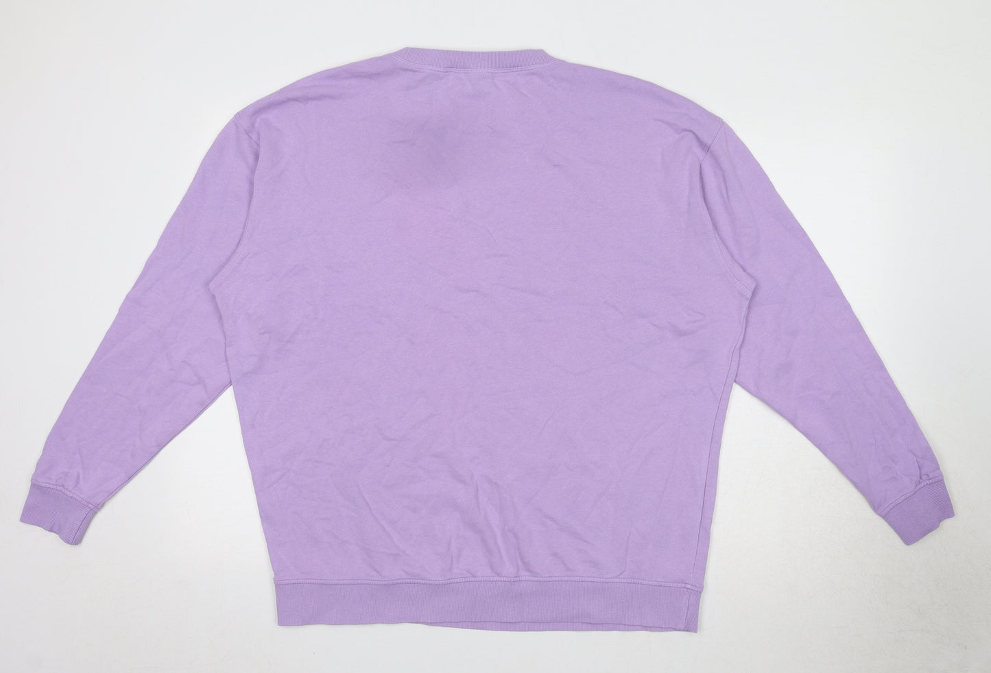 ASOS Womens Purple Polyester Pullover Sweatshirt Size 12