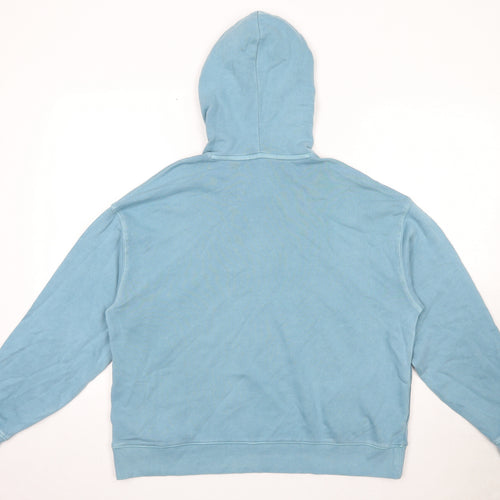 Marks and Spencer Womens Blue Cotton Pullover Hoodie Size M - San Francisco