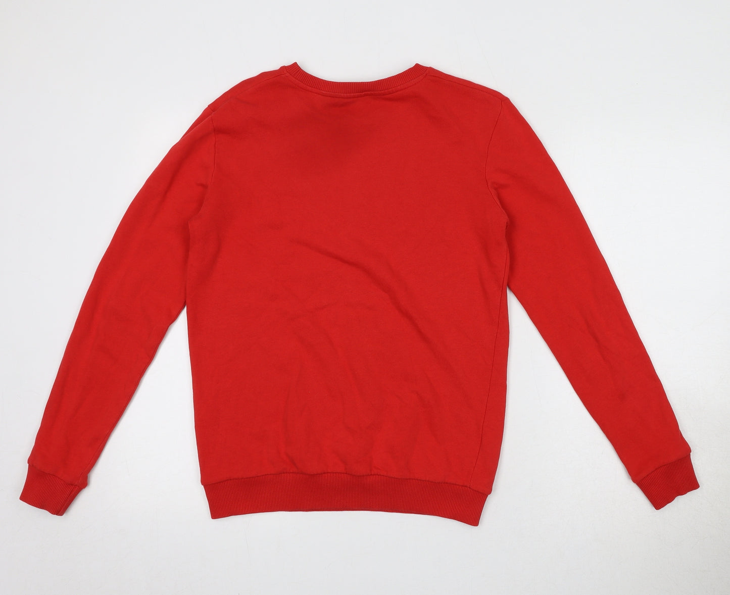 Dorothy Perkins Womens Red Cotton Pullover Sweatshirt Size 8 - Paris