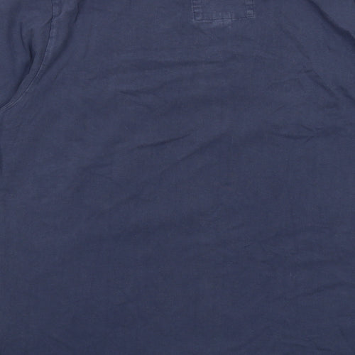 Manchester City FC Mens Blue Cotton T-Shirt Size M Round Neck