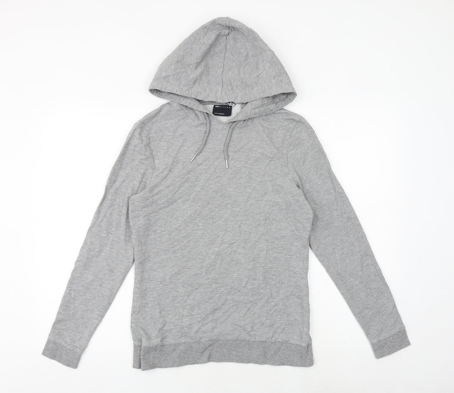ASOS Womens Grey Polyester Pullover Hoodie Size M Pullover