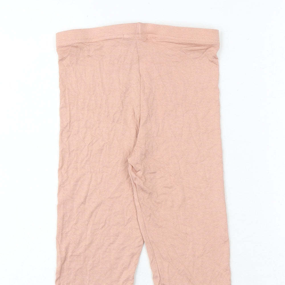 PRETTYLITTLETHING Womens Pink Viscose Sweat Shorts Size 4 Regular