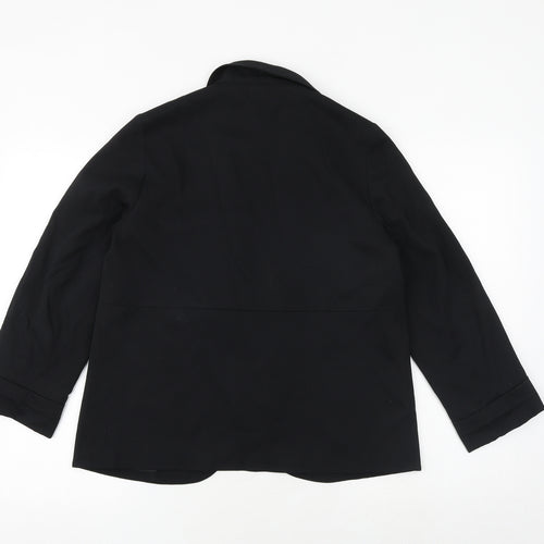 Monsoon Womens Black Jacket Blazer Size 12