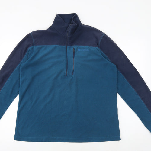 Mountain Warehouse Mens Black Polyester Pullover Sweatshirt Size M