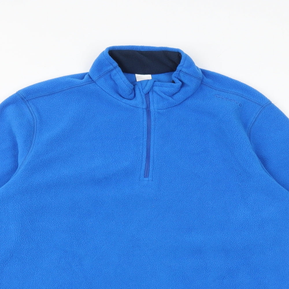 Quechua Mens Blue Polyester Pullover Sweatshirt Size L