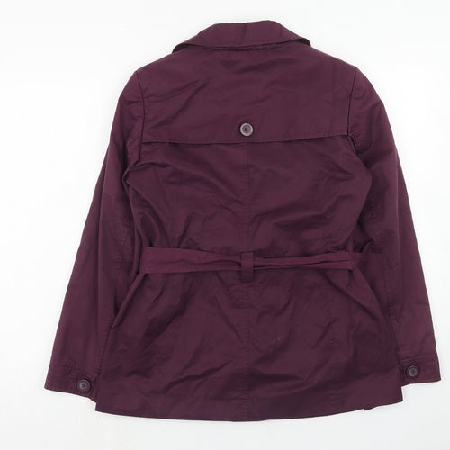John Lewis Womens Purple Jacket Size 12 Button