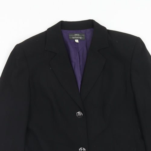 Marks and Spencer Womens Black Polyester Jacket Suit Jacket Size 12