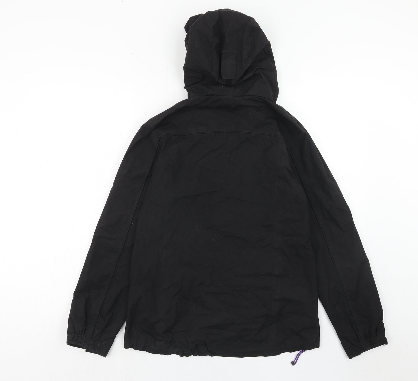 Gelert Womens Black Windbreaker Jacket Size 10 Zip