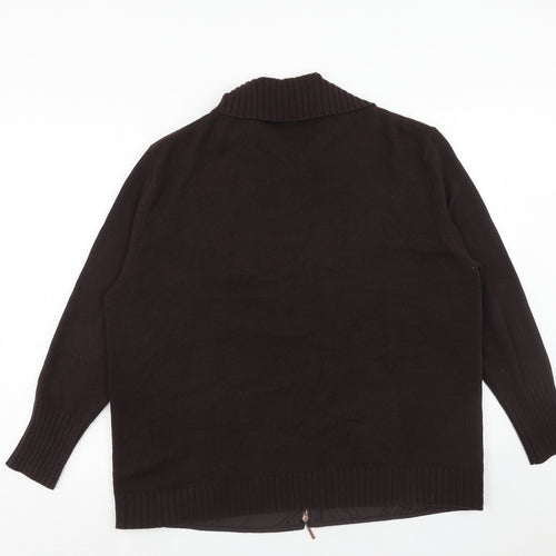Gerry Weber Womens Brown Jacket Size 22 Zip