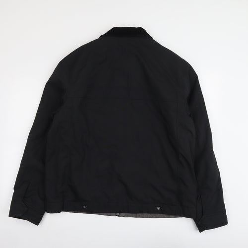 Marks and Spencer Mens Black Jacket Size L Zip