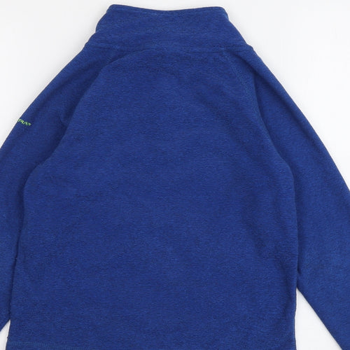 Trespass Boys Blue Polyester Pullover Sweatshirt Size 9-10 Years Zip