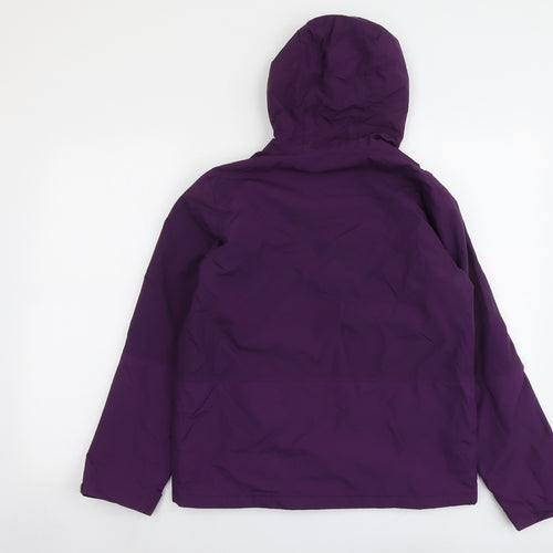 Hi Gear Girls Purple Windbreaker Jacket Size 11-12 Years Zip