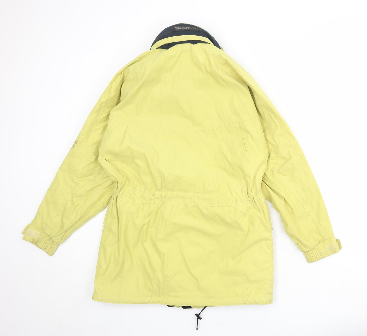 Craghoppers Womens Yellow Windbreaker Jacket Size 10 Zip