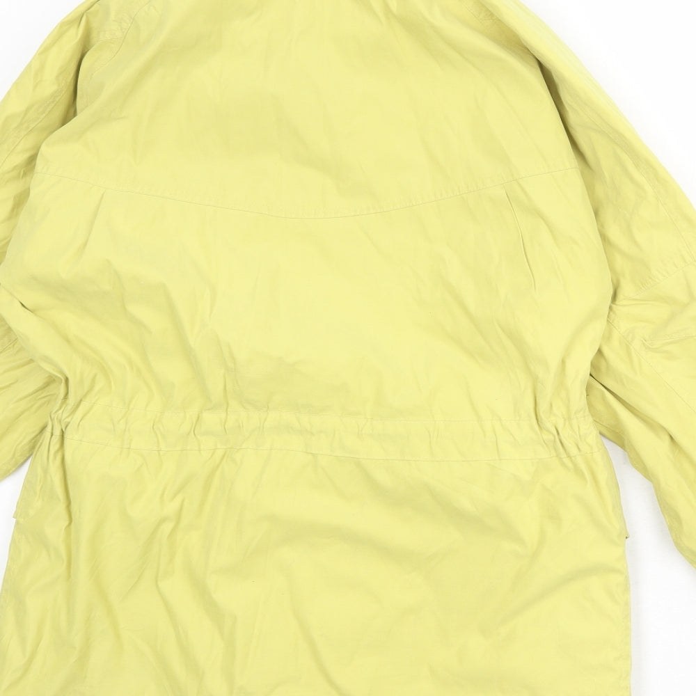 Craghoppers Womens Yellow Windbreaker Jacket Size 10 Zip