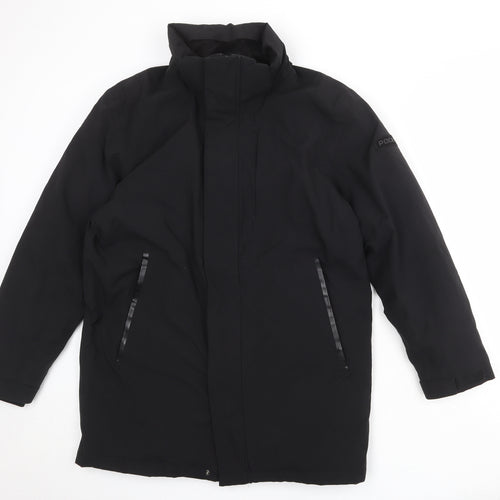 Pocketbia Mens Black Jacket Size L Zip