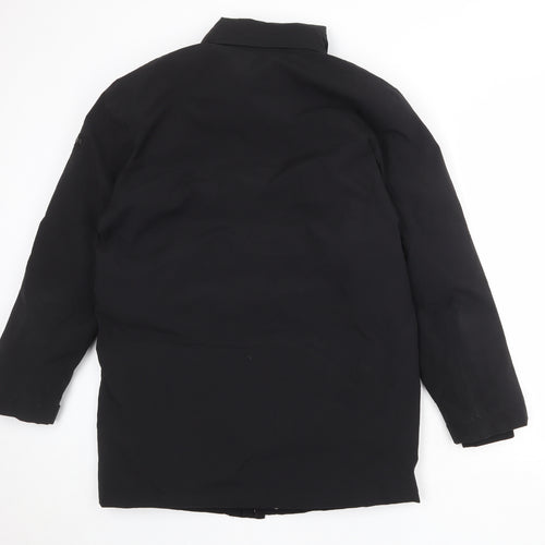 Pocketbia Mens Black Jacket Size L Zip