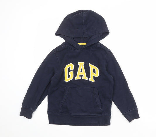 Gap Boys Blue Cotton Pullover Hoodie Size S Pullover