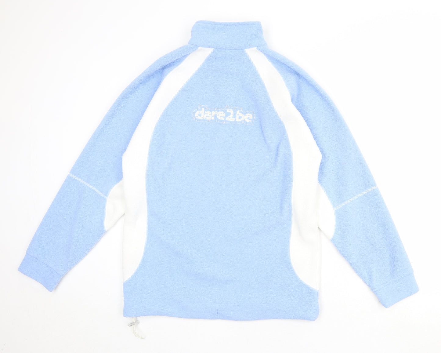 Dare 2B Womens Blue Colourblock Polyester Pullover Sweatshirt Size XS Zip