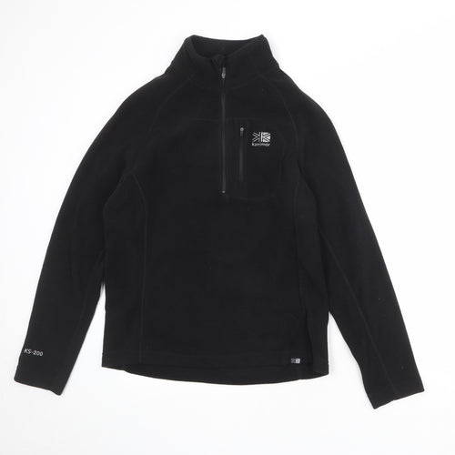 Karrimor Womens Black Polyester Pullover Sweatshirt Size XS Zip