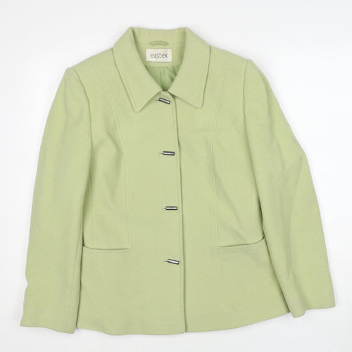 Eastex Womens Green Jacket Size 10 Button