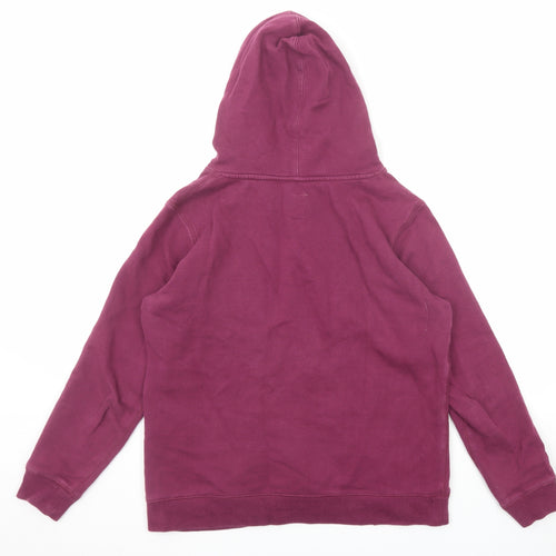 ROXY Womens Purple Cotton Pullover Hoodie Size L Pullover