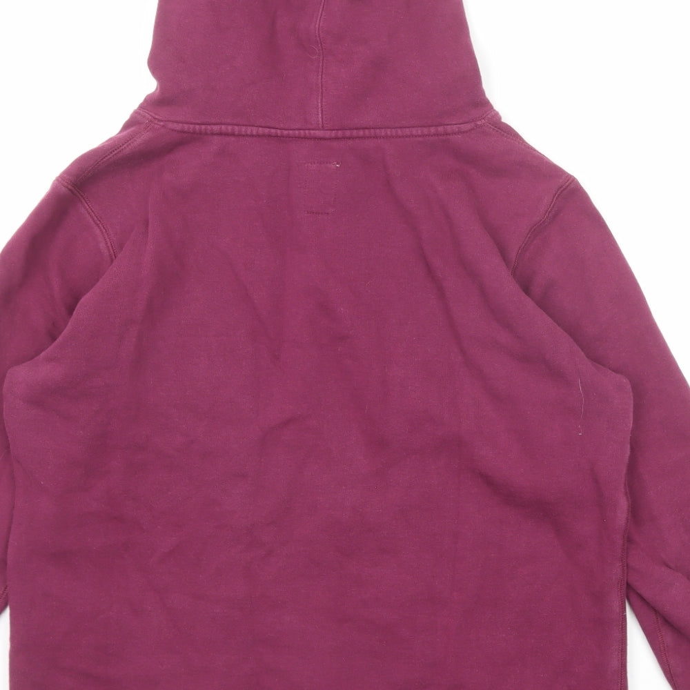 ROXY Womens Purple Cotton Pullover Hoodie Size L Pullover