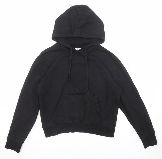 Divided by H&M Womens Black Cotton Pullover Hoodie Size S Pullover