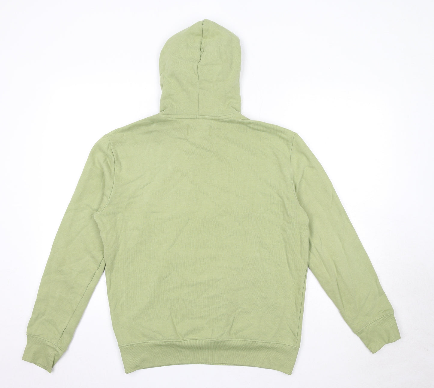 Marks and Spencer Womens Green Cotton Pullover Hoodie Size S Pullover
