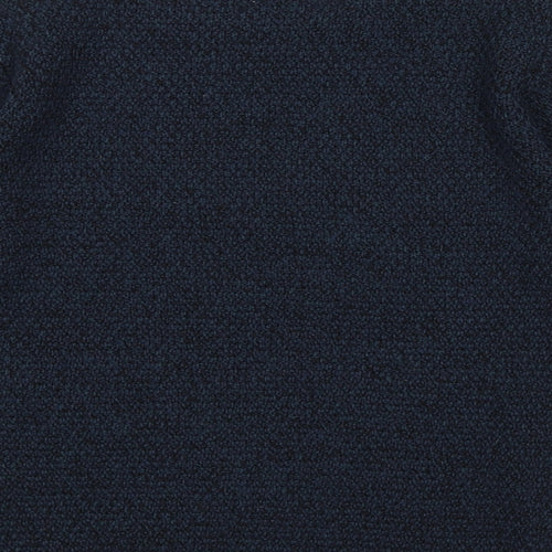 M&Co Boys Blue Crew Neck Acrylic Pullover Jumper Size 8-9 Years Pullover