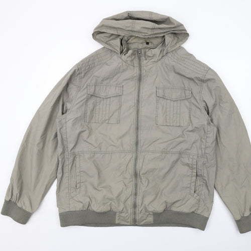 UrbanSpirit Mens Grey Jacket Size 2XL Zip