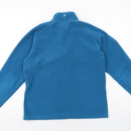 Craghoppers Womens Blue Polyester Pullover Sweatshirt Size 12 Zip