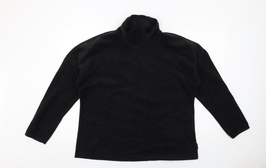 DECATHLON Womens Black Polyester Pullover Sweatshirt Size 2XL Pullover