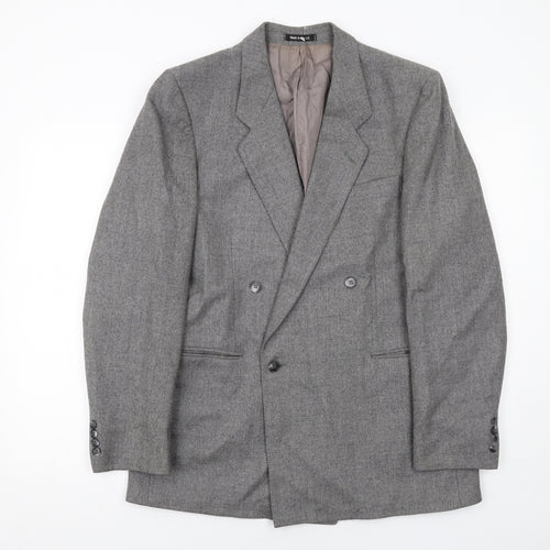 St Michael Mens Grey Wool Jacket Suit Jacket Size 40 Regular