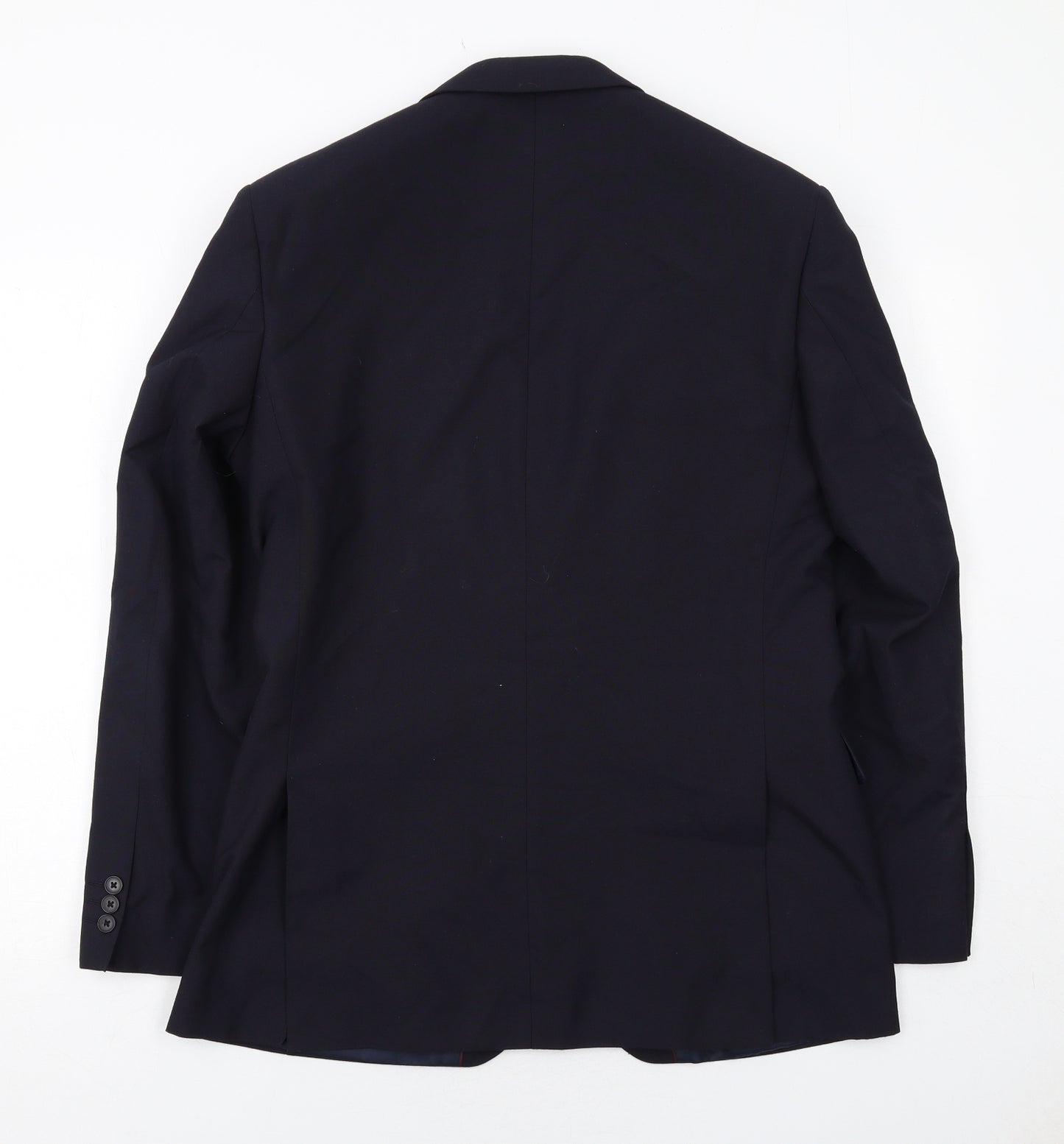 Debenhams Mens Blue Polyester Jacket Suit Jacket Size 38 Regular
