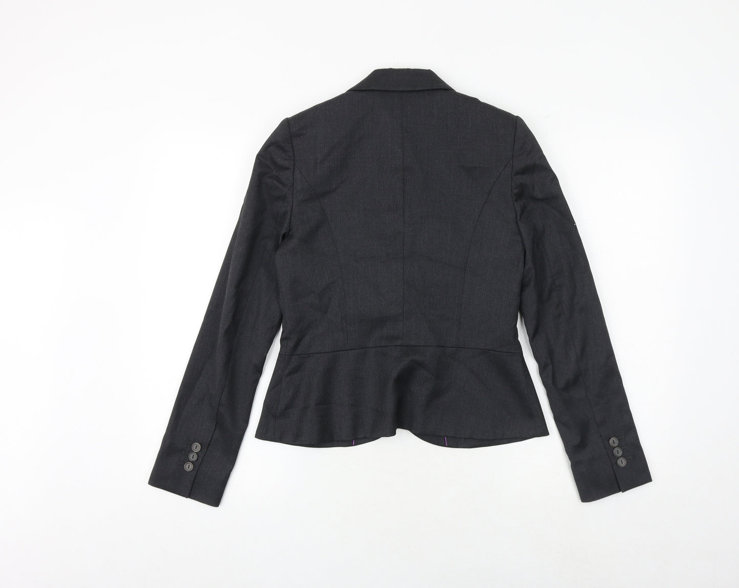Joesph Womens Grey Wool Jacket Suit Jacket Size 8