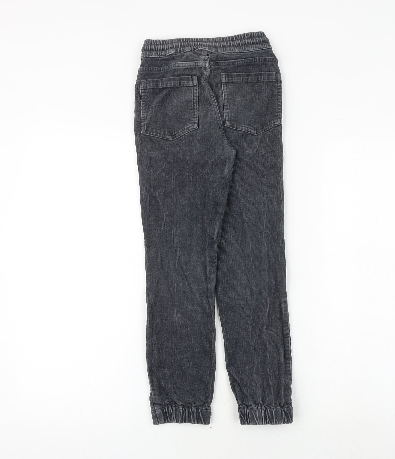 John Lewis Girls Grey 100% Cotton Jegging Trousers Size 9 Years Regular Drawstring