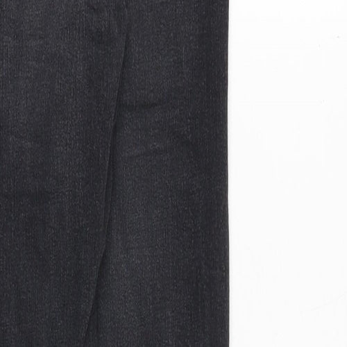 Topshop Womens Grey Cotton Skinny Jeans Size 25 in Regular Zip